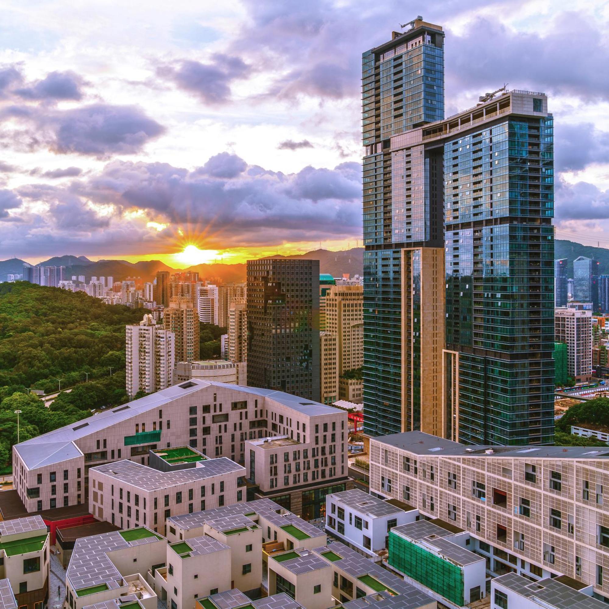 Golden Central Hotel Serviced Residence-Xin Hao E Du Shenzhen Buitenkant foto
