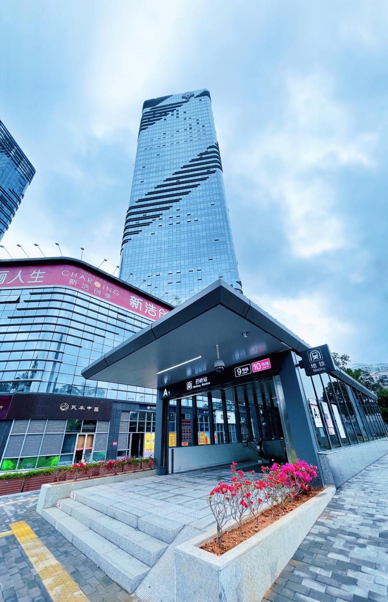 Golden Central Hotel Serviced Residence-Xin Hao E Du Shenzhen Buitenkant foto