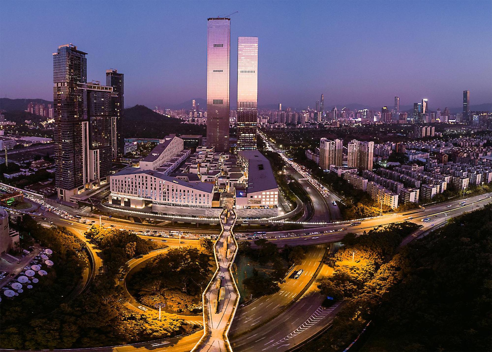 Golden Central Hotel Serviced Residence-Xin Hao E Du Shenzhen Buitenkant foto