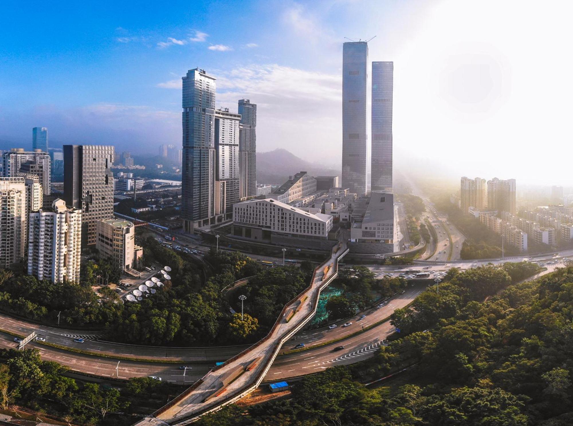 Golden Central Hotel Serviced Residence-Xin Hao E Du Shenzhen Buitenkant foto