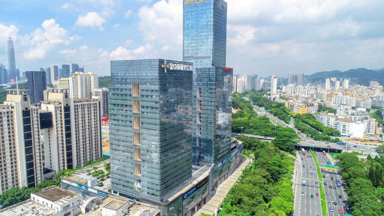 Golden Central Hotel Serviced Residence-Xin Hao E Du Shenzhen Buitenkant foto